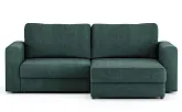 Диван угловой Ларсон 2М Nordic 74 изумруд - превью 1